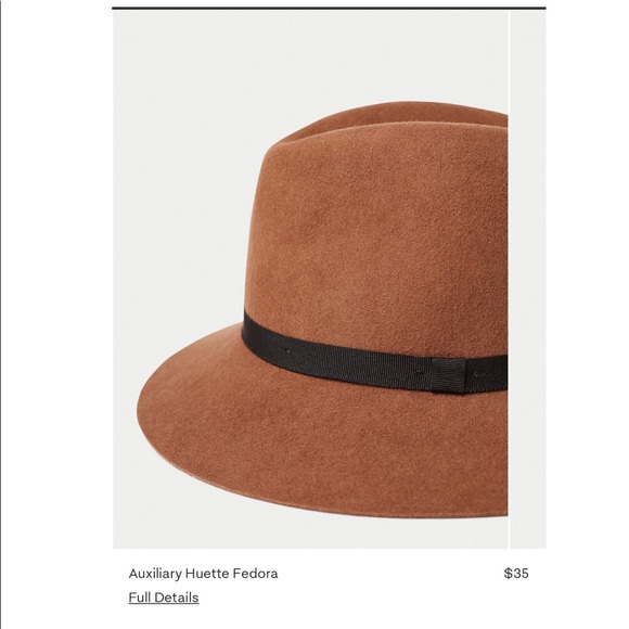 Aritzia auxiliary huette fedora Tabacco - Picture 2 of 4